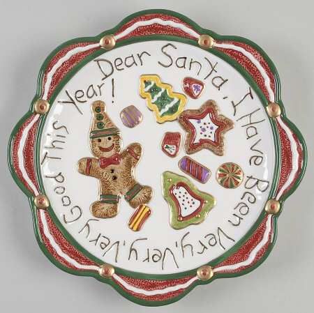 Santa Sweets Cookie Plate
