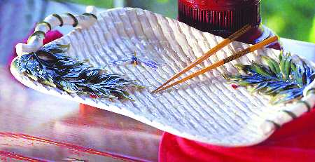 Bamboo 17" Oval Serving Platter
