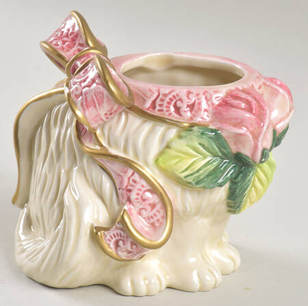 Kittens & Roses Sugar Bowl No Lid