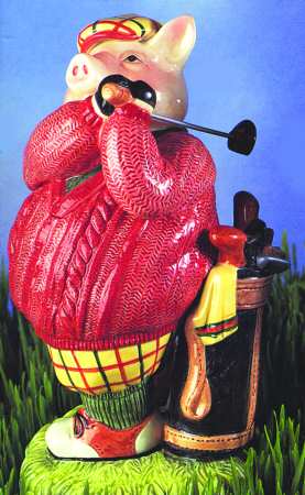 Pork Bellies Figural Trinket Box & Lid
