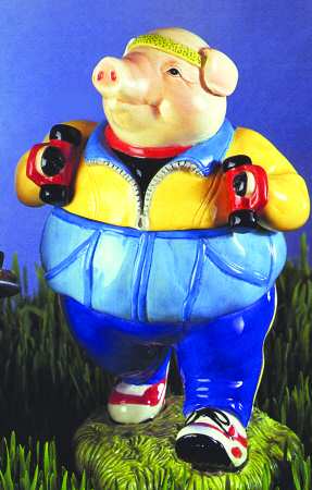 Pork Bellies Figural Trinket Box & Lid