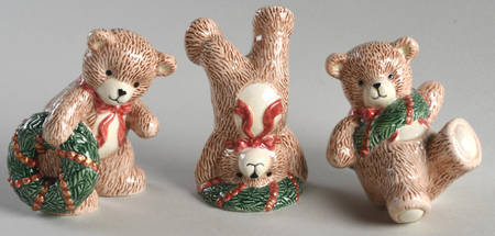 Toy Wreath (Set of 3 Motif) Figurines
