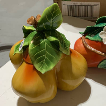 Jardin Potagere Figural Fruit Box with Lid