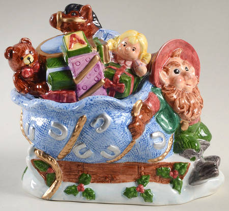 North Pole Rodeo Sugar Bowl & Lid