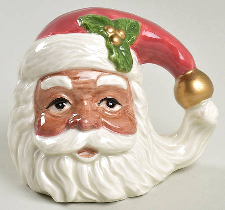 African American Santa Salt Shaker