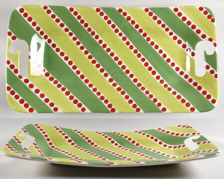 Simply Christmas 20" Rectangular Tray