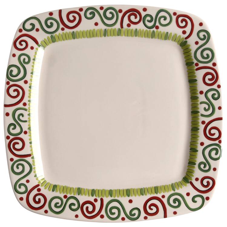 Simply Christmas 12" Square Serving Platter
