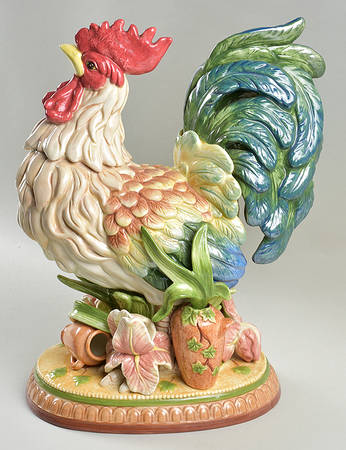 Mediterraneo Rooster Figurine