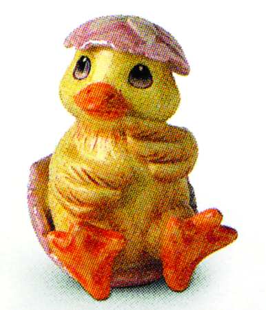Painting Easter Eggs Duck Figurine