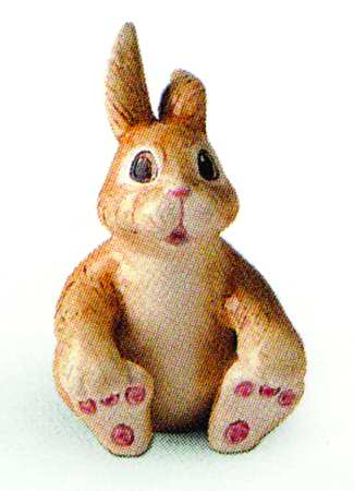 Painting Easter Eggs Rabbit Figurine