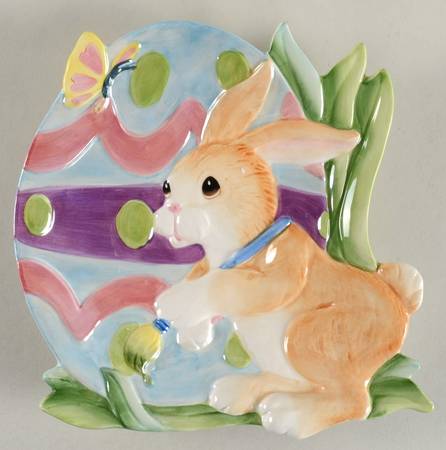Painting Easter Eggs by Fitz &amp; Floyd