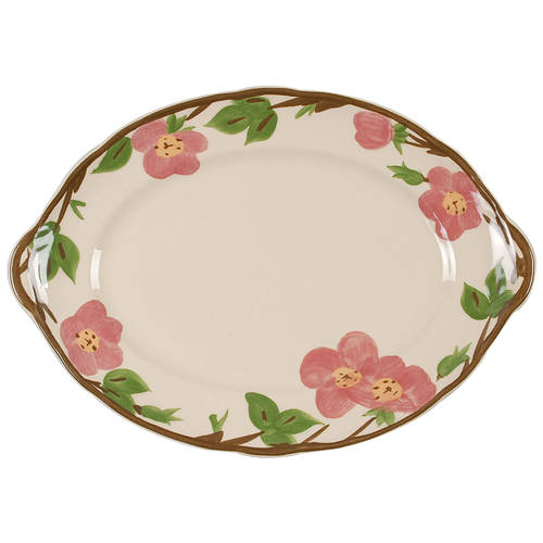 Desert Rose (China) 14" Oval Serving Platter