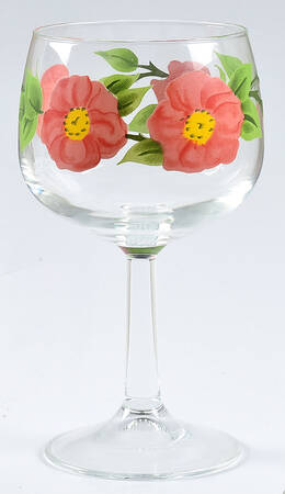 Desert Rose (China) 10 Oz Glassware Goblet