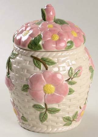 Desert Rose (China) 6" Storage Jar & Lid