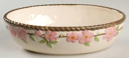 Desert Rose (China) 9" Oval Vegetable Bowl