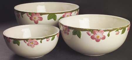 Desert Rose (China) (3 Piece) Mixing Bowl Set