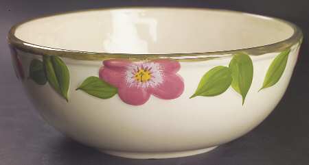 Desert Rose (China) 10" Large Salad Serving Bowl
