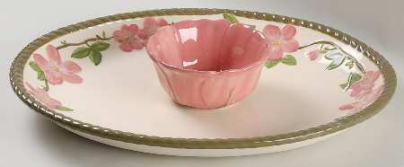 Desert Rose (China) (2 Piece) Chip & Dip Set