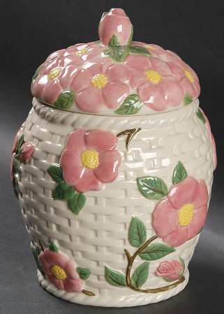 Desert Rose (China) 5" Storage Jar & Lid