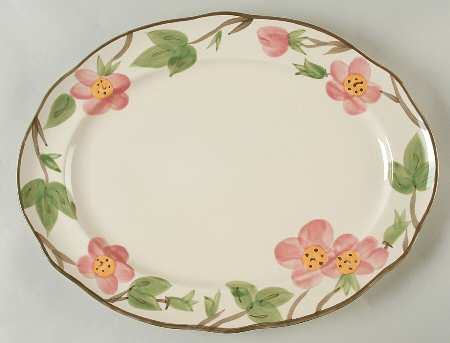 Desert Rose (China) 16" Oval Serving Platter