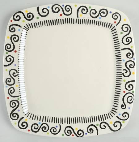Happy Together 12" Square Serving Platter