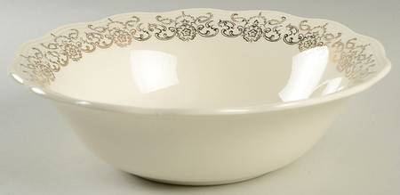 Golden Poppy 8" Round Vegetable Bowl