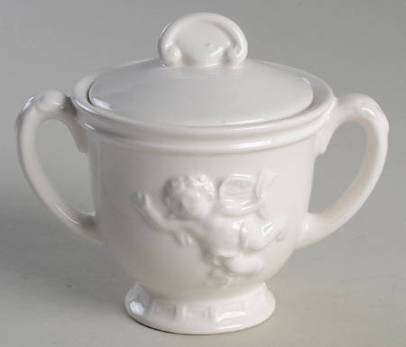 Cherubs Sugar Bowl & Lid