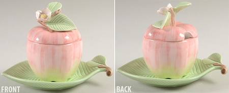 Orchard Jam/Jelly & Lid W/Underplate
