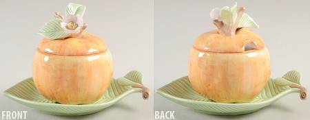 Orchard Jam/Jelly & Lid W/Underplate