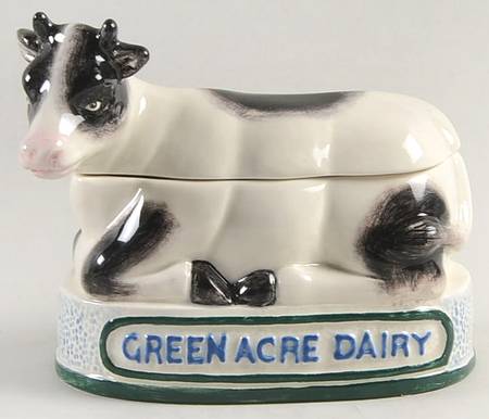 Blue Ribbon Dairy Sugar Bowl & Lid