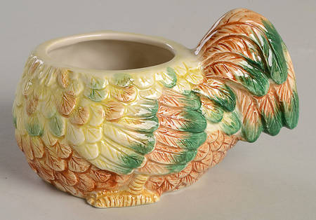 Rooster Collection Sugar Bowl No Lid
