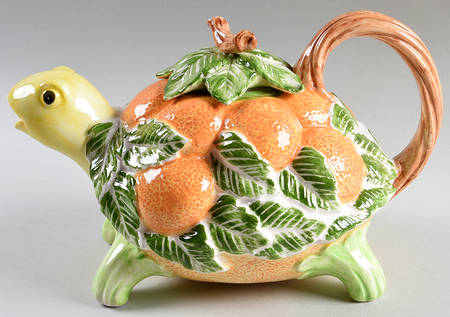 Turtle Collection Teapot & Lid
