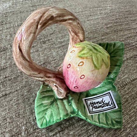 Fruit Fair Strawberry Napkin Ring