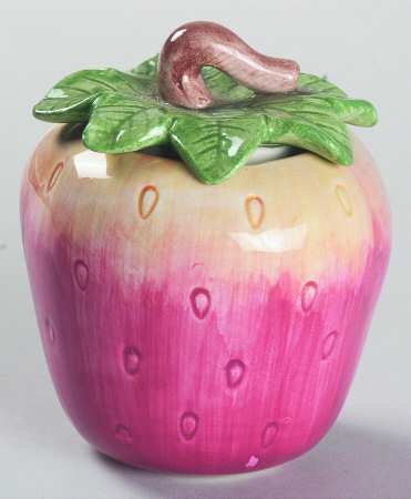 Fruit Fair Strawberry Sugar Bowl & Lid