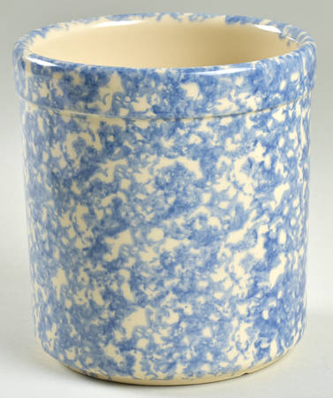 Blue Sponged Utensil Holder