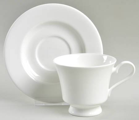 Andromeda Footed Cup & Saucer Set