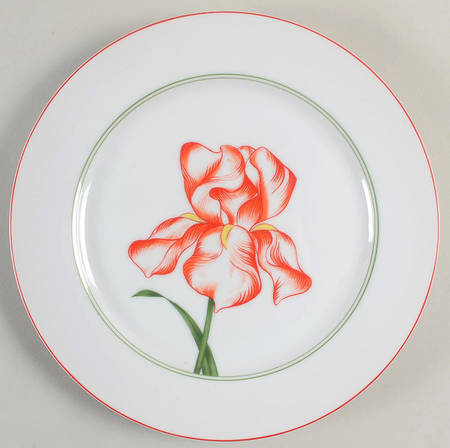 Fluere Rouges Luncheon Plate
