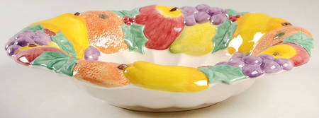 Della Robbia 10" Round Vegetable Bowl