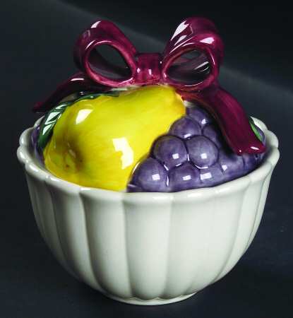 Della Robbia Sugar Bowl & Lid