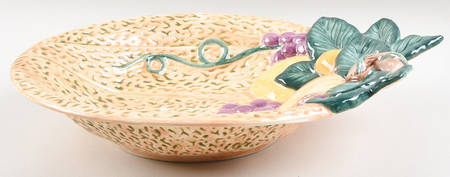 Melons and Fruit 11" Large Salad Serving Bowl
