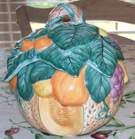 Melons and Fruit Medium Canister & Lid