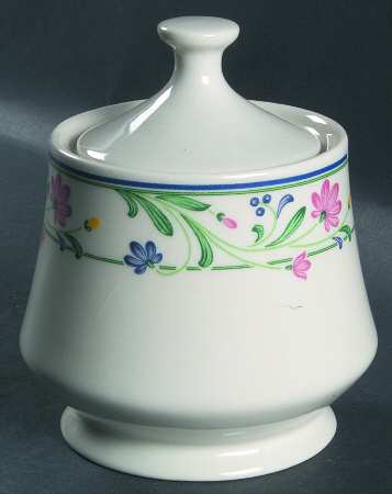 Brandywine (Cream Background) Sugar Bowl & Lid