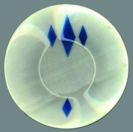 Diamond Blue Saucer for Demitasse Cup