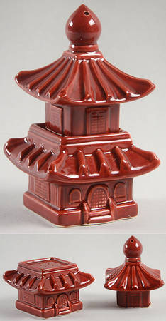 Pagoda Stacking Salt & Pepper Set