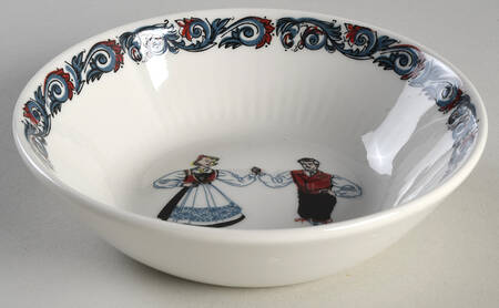 Hardanger Dancers Coupe Cereal Bowl