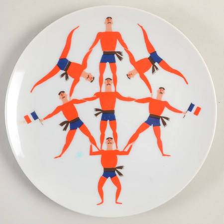 Variations French Circus Salad Plate