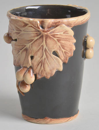 Bordeaux Noir (Earthenware) China Bathroom Tumbler