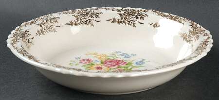 Golden Harvest Rim Soup Bowl