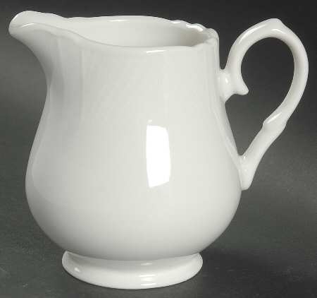 Lattice White Creamer