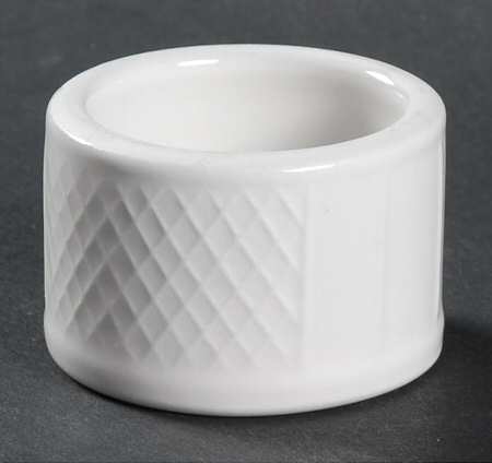 Lattice White Napkin Ring